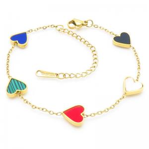 Stainless Steel Gold-plating Bracelet - KB187178-BI