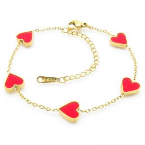 Stainless Steel Gold-plating Bracelet - KB187179-BI