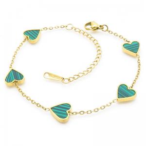 Stainless Steel Gold-plating Bracelet - KB187180-BI