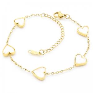 Stainless Steel Gold-plating Bracelet - KB187181-BI