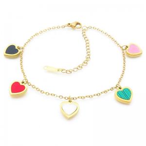 Stainless Steel Gold-plating Bracelet - KB187190-BI