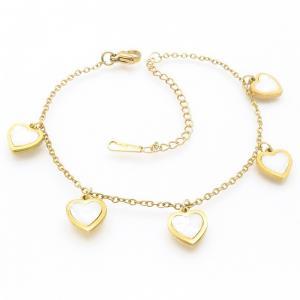 Stainless Steel Gold-plating Bracelet - KB187192-BI