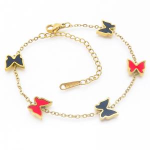 Stainless Steel Gold-plating Bracelet - KB187205-BI