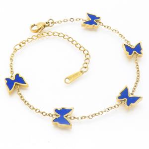 Stainless Steel Gold-plating Bracelet - KB187207-BI