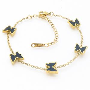 Stainless Steel Gold-plating Bracelet - KB187210-BI