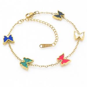 Stainless Steel Gold-plating Bracelet - KB187211-BI