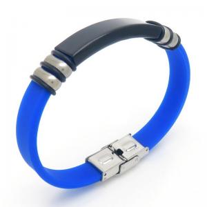 Stainless Steel Rubber Bracelet - KB187631-JZ