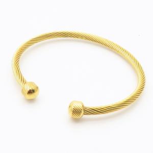 Stainless Steel Wire Bangle - KB187700-XY