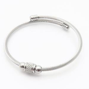 Stainless Steel Wire Bangle - KB187701-XY