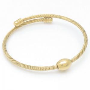 Stainless Steel Wire Bangle - KB187905-XY