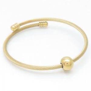 Stainless Steel Wire Bangle - KB187906-XY