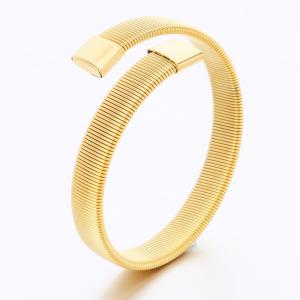 Stainless Steel Gold-plating Bangle - KB189313-TSC