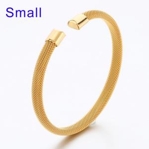 Stainless Steel Gold-plating Bangle - KB189369-TSC