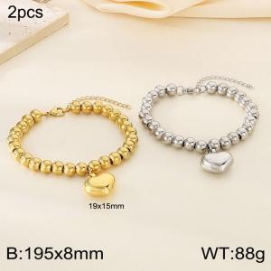 Stainless steel Bracelet - KB189438-Z