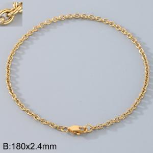 Stainless steel O-chain bracelet - KB190086-Z