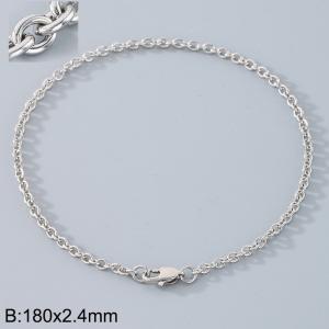 Stainless steel O-chain bracelet - KB190087-Z