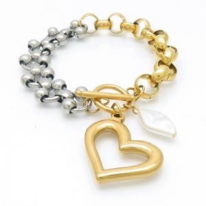 Stainless Steel Gold-plating Bracelet - KB191708-NJ