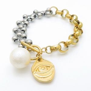 Stainless Steel Gold-plating Bracelet - KB191709-NJ