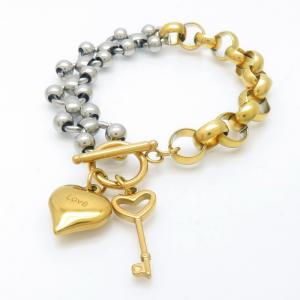 Stainless Steel Gold-plating Bracelet - KB191713-NJ