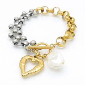 Stainless Steel Gold-plating Bracelet - KB191714-NJ