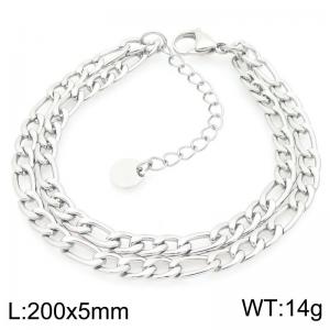 Stainless Steel Bracelet(Men) - KB203488-Z
