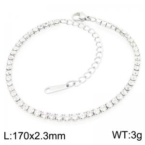 Stainless Steel Stone Bracelet - KB203557-Z