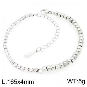 Stainless Steel Stone Bracelet - KB203560-Z