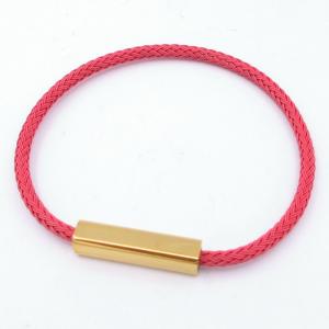 Stainless Steel Wire Bangle - KB204657-SJ