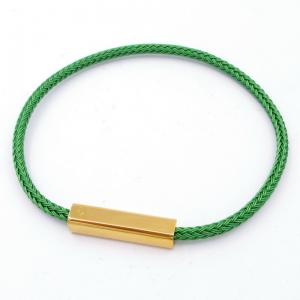 Stainless Steel Wire Bangle - KB204659-SJ