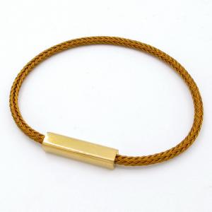 Stainless Steel Wire Bangle - KB204704-SJ