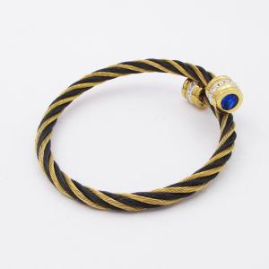 Stainless Steel Wire Bangle - KB205460-XY