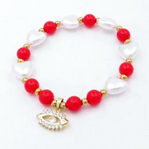 Bead Bracelet - KB205526-SP