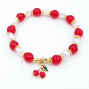 Bead Bracelet - KB206562-WH