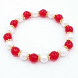 Bead Bracelet - KB206568-WH