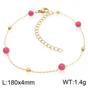 Stainless Steel Gold-plating Bracelet - KB206705-ZJZL