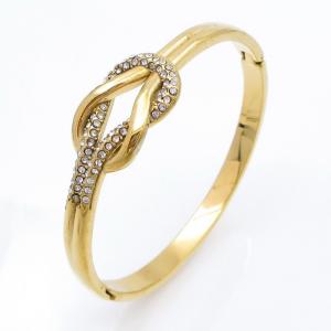 Stainless Steel Gold-plating Bangle - KB207735-SP