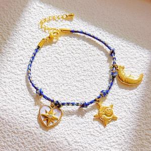 Stainless Steel Gold-plating Bracelet - KB207969-SXSJ