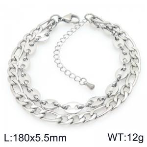Stainless Steel Bracelet(women) - KB208022-Z