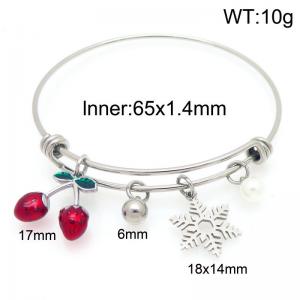 Stainless Steel Bangle - KB208489-Z