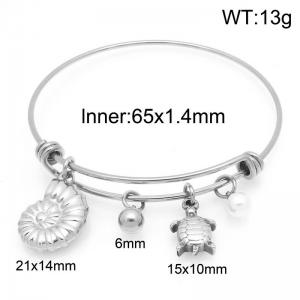 Stainless Steel Bangle - KB208493-Z