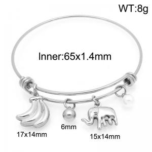 Stainless Steel Bangle - KB208511-Z