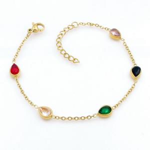 Stainless Steel Stone Bracelet - KB208516-HDJ