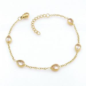 Stainless Steel Stone Bracelet - KB208517-HDJ