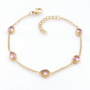 Stainless Steel Stone Bracelet - KB208519-HDJ