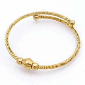 Stainless Steel Wire Bangle - KB208701-XY