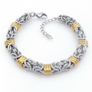 Stainless Steel Gold-plating Bracelet - KB208827-SP
