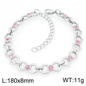 Stainless Steel Stone Bracelet - KB208889-ZCG