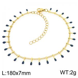 Stainless Steel Gold-plating Bracelet - KB209012-Z