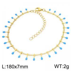 Stainless Steel Gold-plating Bracelet - KB209014-Z