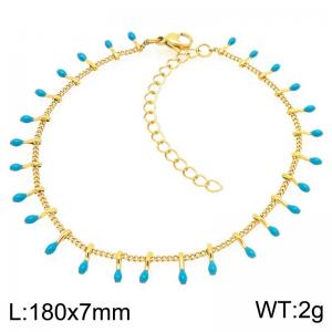 Stainless Steel Gold-plating Bracelet - KB209015-Z